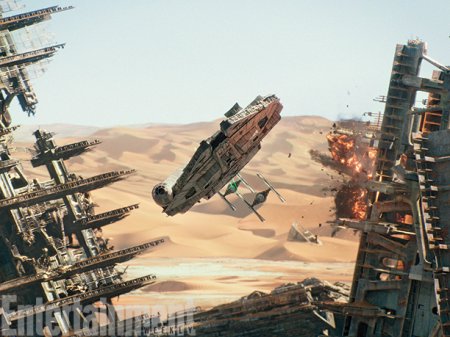 Кадры из фильма "Звёздные войны: Пробуждение силы"