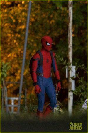 Фото со съемок фильма, Человек-паук: Возвращение домой