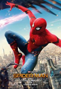 Человек-паук на постере фильма Человек-Паук: Возвращение Домой