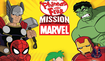 Три Новых промо-постера для "Финес и Ферб: Миссия Marvel"