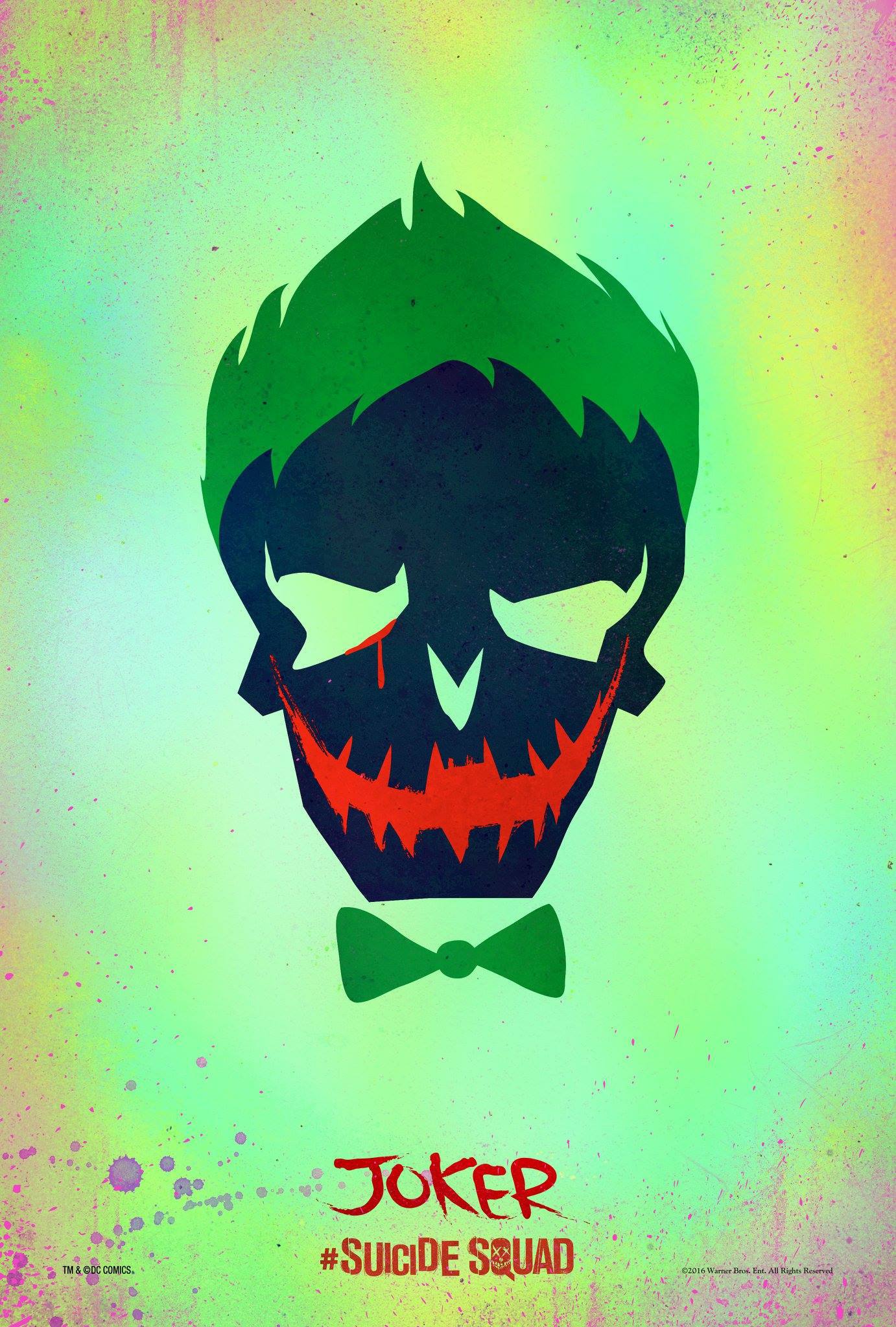 Джокер на постере к фильму Отряд Самоубийц (2016)