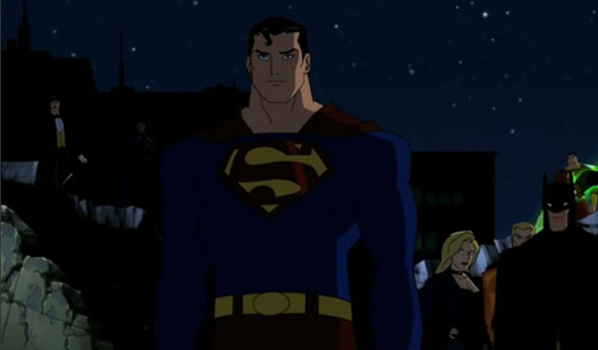 Супермен появляется в мультсериале Юная Лига Справедливости
