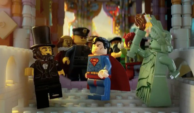 Супермен появляется в фильме Лего. Фильм