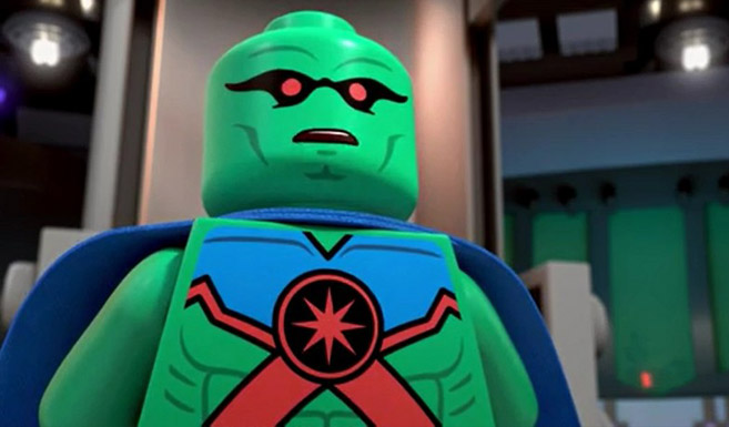 Марсианский охотник появляется в мультфильме LEGO супергерои DC - Лига справедливости против легиона смерти
