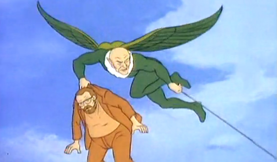 Стервятник появляется в Человек Паук (1981 год)