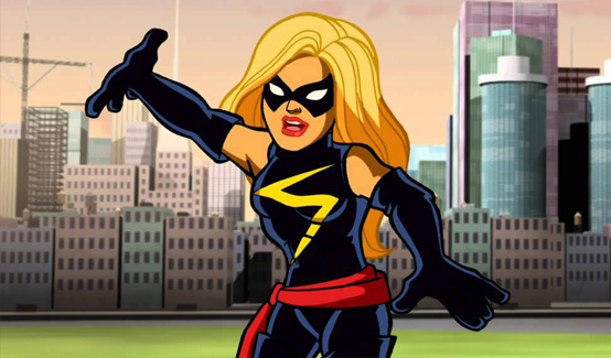 Мисс Марвел (Кэрол Денверс) в мультсериале Отряд супергероев