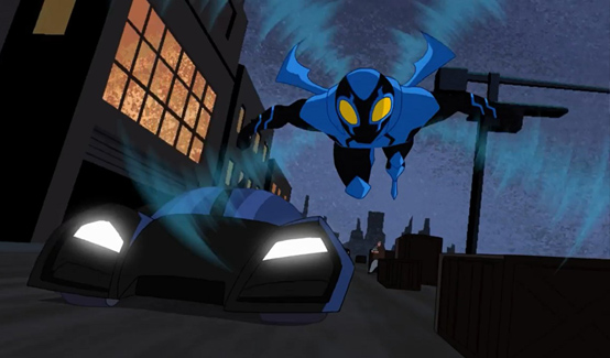 Синий жук (Джейми Рейес) в мультсериале Лига Справедливости