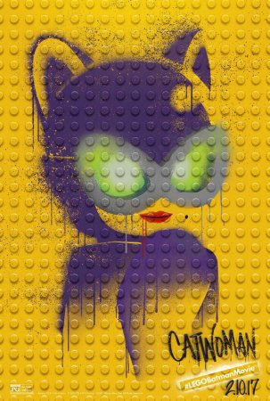 Постер с Женщиной-кошкой из фильма, Лего. Фильм: Бэтмен.