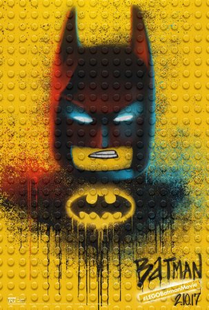Постер с Бэтменом из фильма, Лего. Фильм: Бэтмен.