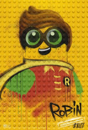 Постер с Робином из фильма, Лего. Фильм: Бэтмен.