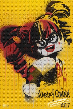 Постер с Харли Квинн из фильма, Лего. Фильм: Бэтмен.