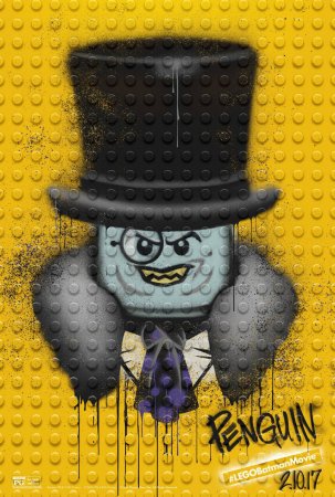 Постер с Пингвином из фильма, Лего. Фильм: Бэтмен.