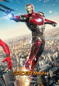 Железный человек на постере фильма Человек-Паук: Возвращение Домой